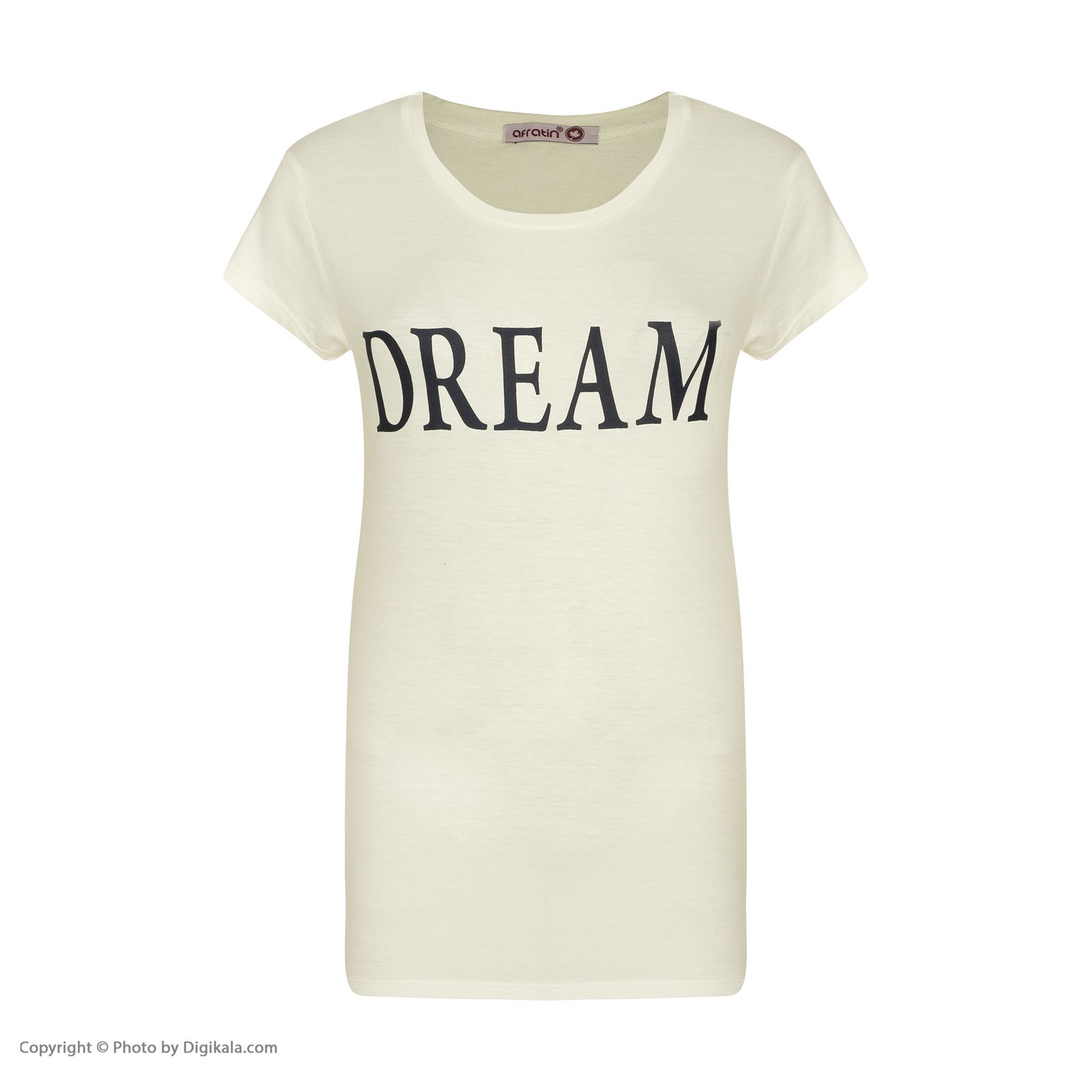 ست تی شرت و شلوارک زنانه افراتین مدل Dream کد 6558 رنگ شیری -  - 7