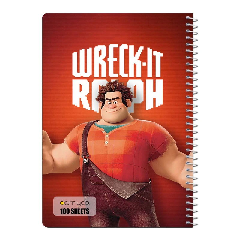 دفتر مشق 100 برگ سیمی کارنیکا طرح It Ralph-رالف خرابکار Wreck کد 97442