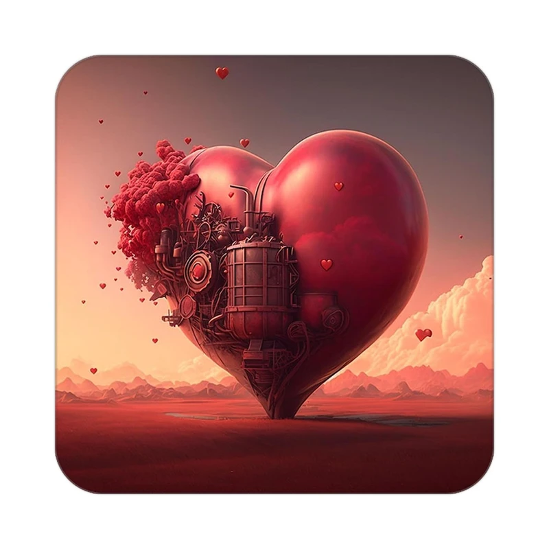 زیر لیوانی کاکتی مدل عاشقانه کد mp11531