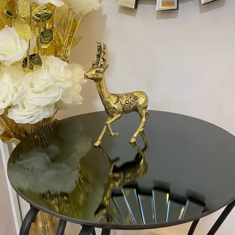 دکوری برنجی مدل آهو12123