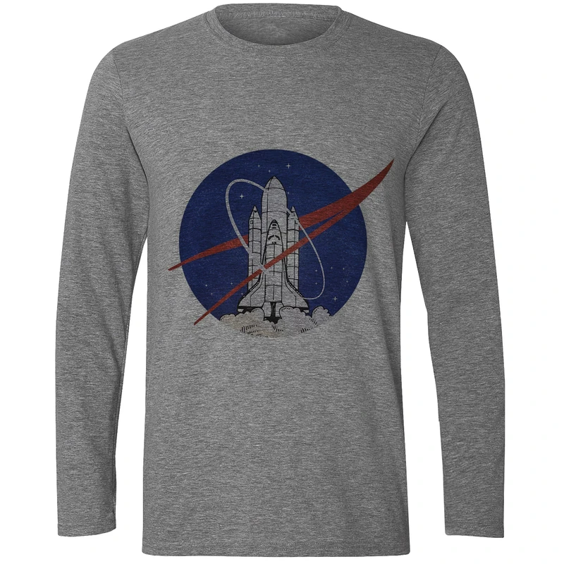 تی شرت آستین بلند مردانه مدل ناسا W188