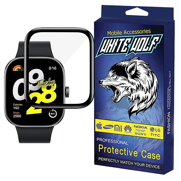 محافظ صفحه نمایش وایت ولف مدل W-PWM مناسب برای ساعت هوشمند شیائومی Redmi Watch 4