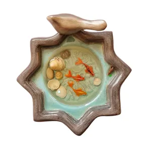 ظرف ماهی هفت سین سفالی مدل سه بعدی