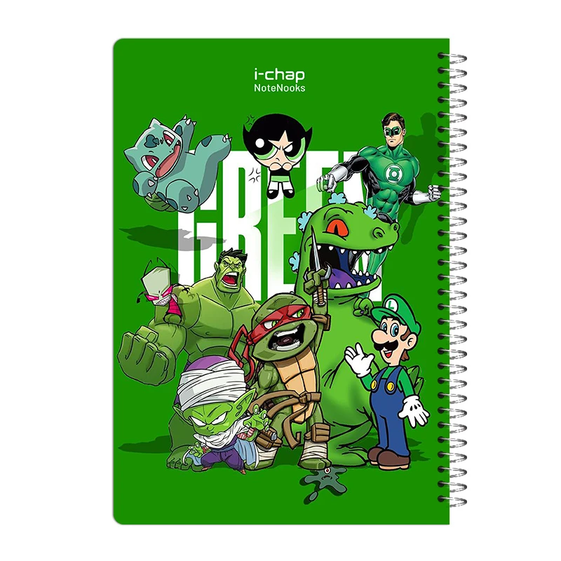 دفتر مشق 60 برگ آی چاپ مدل کارتونی کد 169