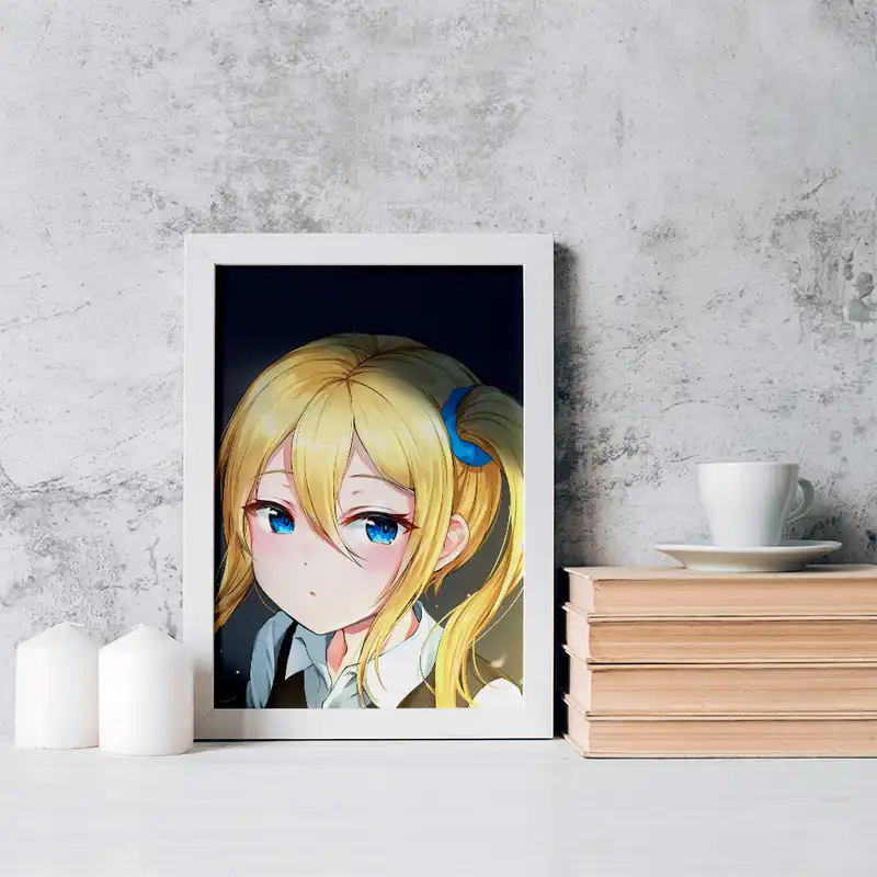 تابلو خندالو مدل هایاساکا انیمه کاگویا ساما کد 16043