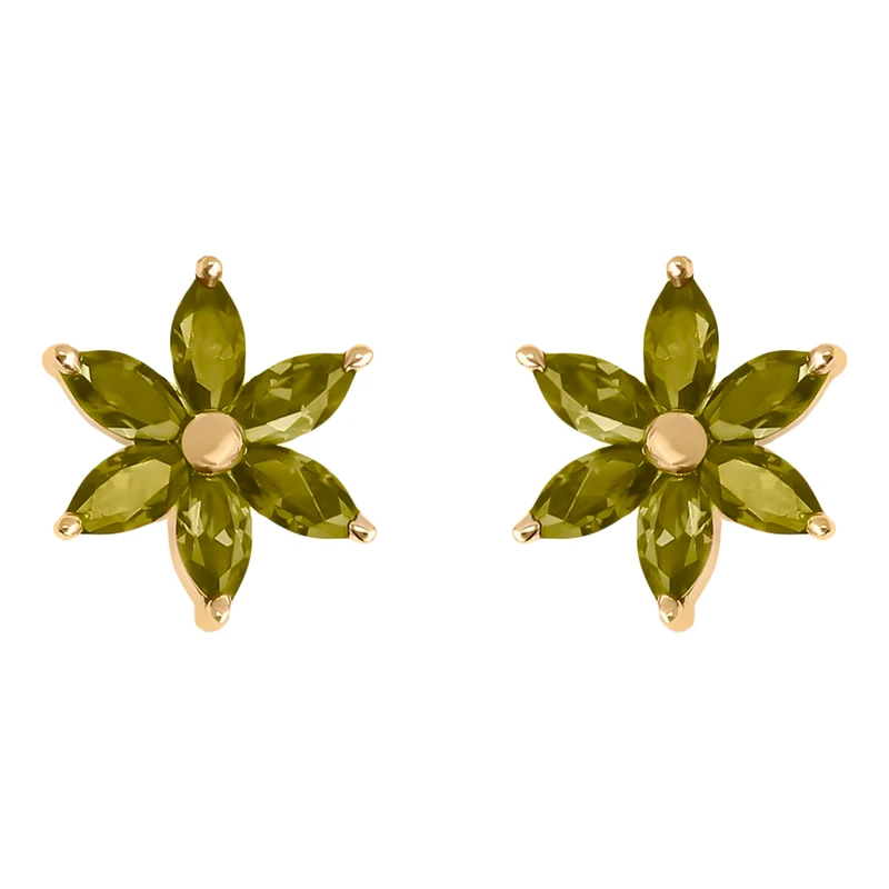 گوشواره طلا 18 عیار زنانه تاج مدل G574-2
