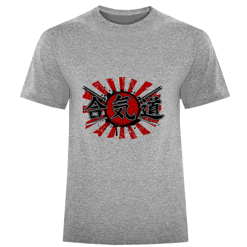 تی شرت آستین کوتاه مردانه مدل حروف چینی D692