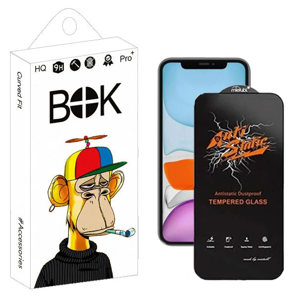 محافظ صفحه نمایش بوک مدل Antistatic Glavers مناسب برای گوشی موبایل اپل iphone XR / 11