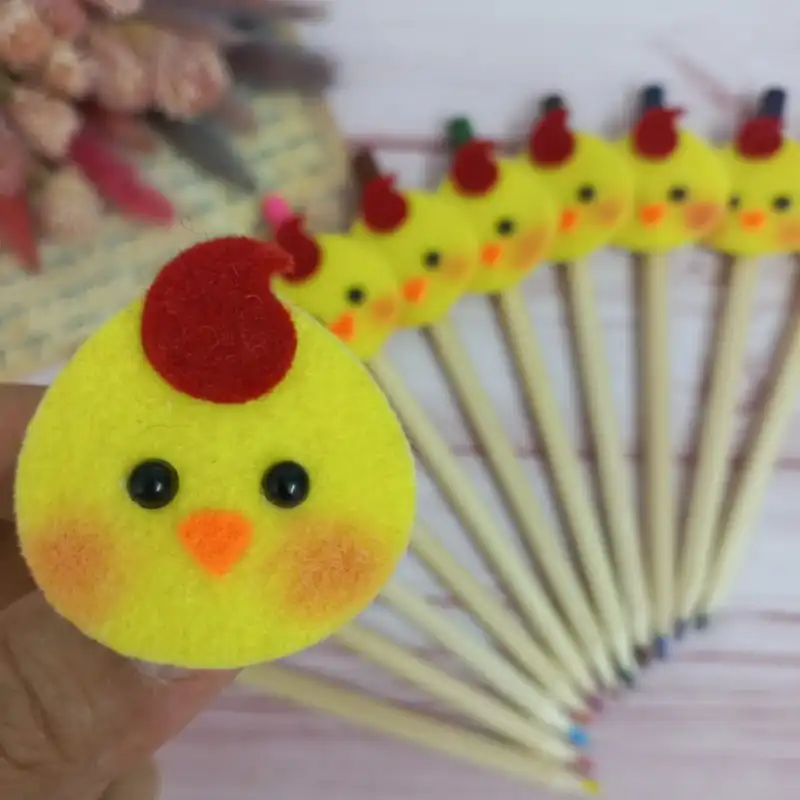 سرمدادی مدل حروف الفبا طرح جوجه بسته 5 عددی