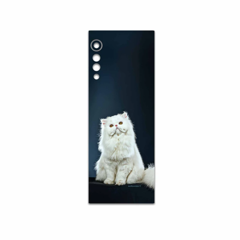 برچسب پوششی ماهوت مدل Persian-cat مناسب برای گوشی موبایل ال جی Velvet 5G