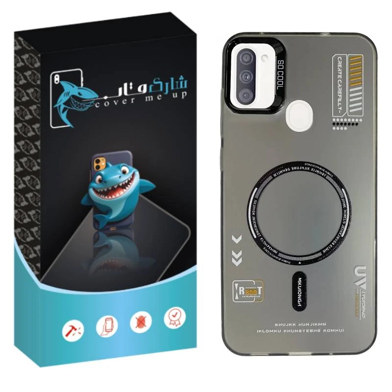 کاور شارک قاب مدل SO COOL طرح UV مناسب برای گوشی موبایل سامسونگ Galaxy A11