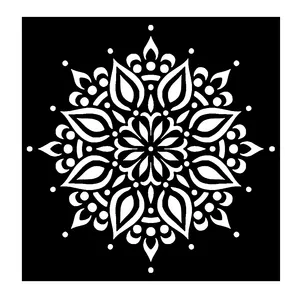 شابلون باتیس آرت طرح تذهیب کد 683