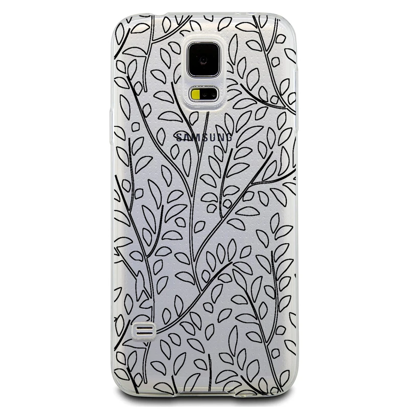 کاور مگافون طرح برگ مدل C45-B مناسب برای گوشی موبایل سامسونگ Galaxy S5