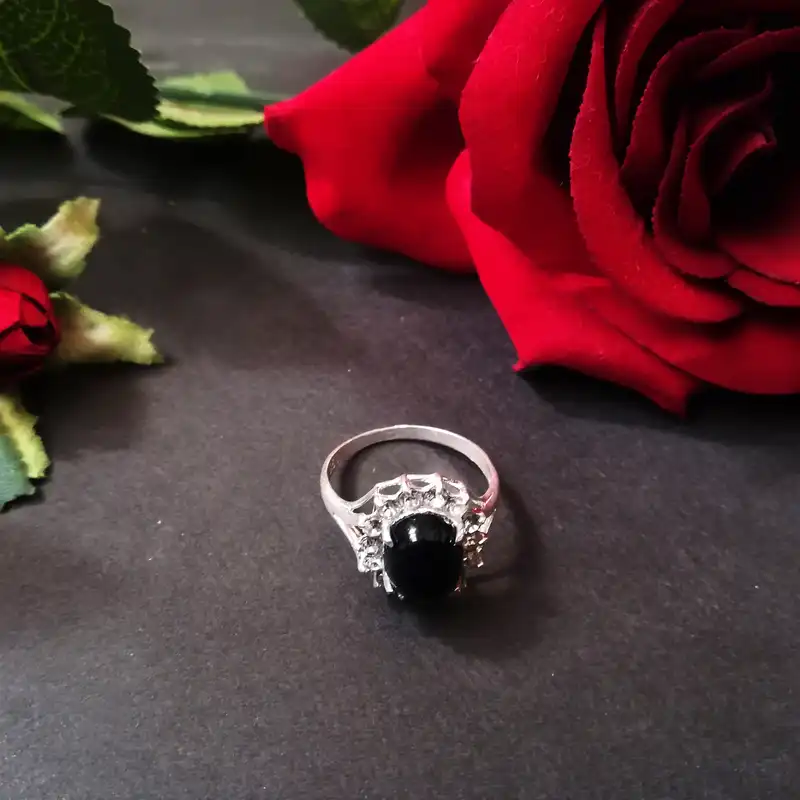 انگشتر نقره زنانه سلین کالا مدل عقیق ce-agh-m10