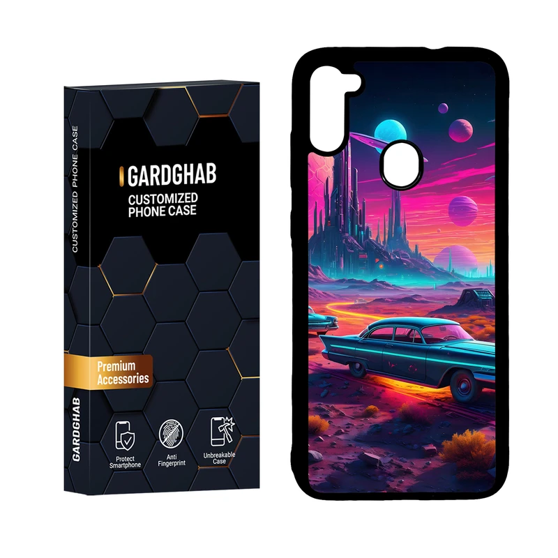 کاور گارد قاب مدل دور ژله ای هنری مناسب برای گوشی موبایل سامسونگ Galaxy A11 / M11