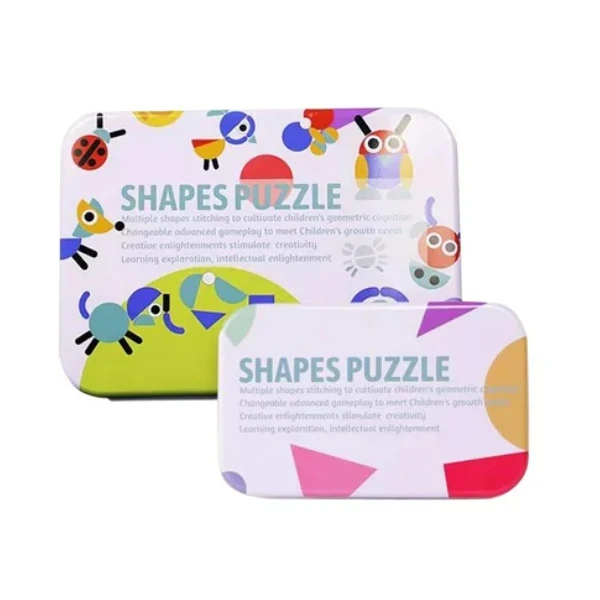 پازل آموزشی مدل SHAPES PUZZLE مجموعه 2 عددی