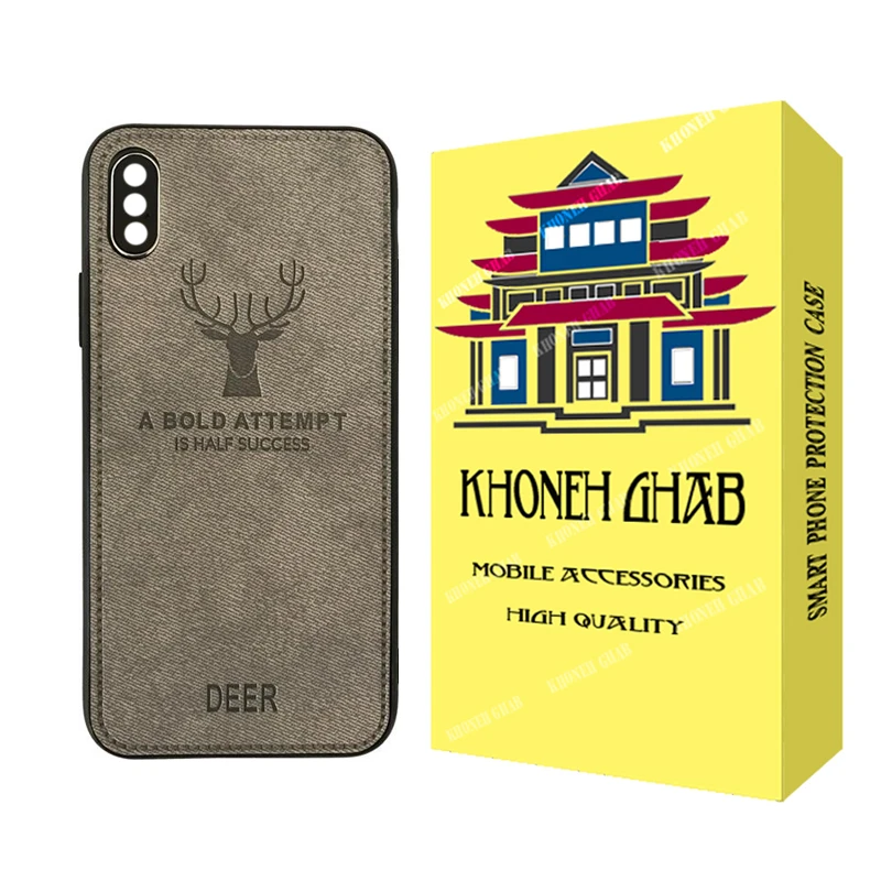 کاور خونه قاب مدل گوزنی مناسب برای گوشی موبایل اپل  iPhone X / XS