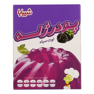 پودر ژله توت سیاه شیبا - 100 گرم 