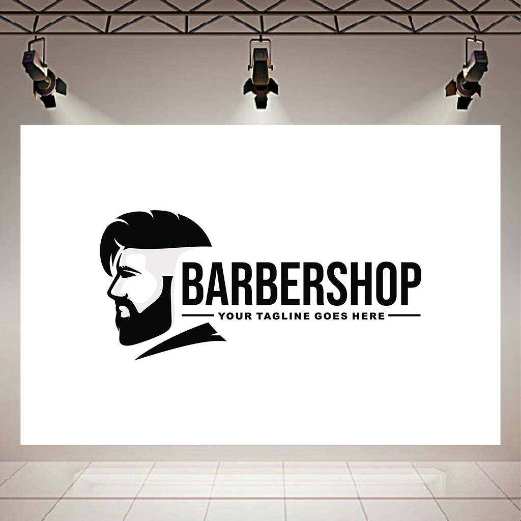 پوستر پارچه ای طرح آرایشگاه مردانه مدل BARBERSHOP  کد AR170