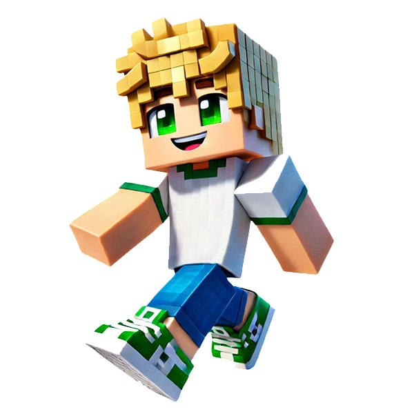  استیکر پارچه و لباس پاد آفرین طرح ماینکرافت کد 2081