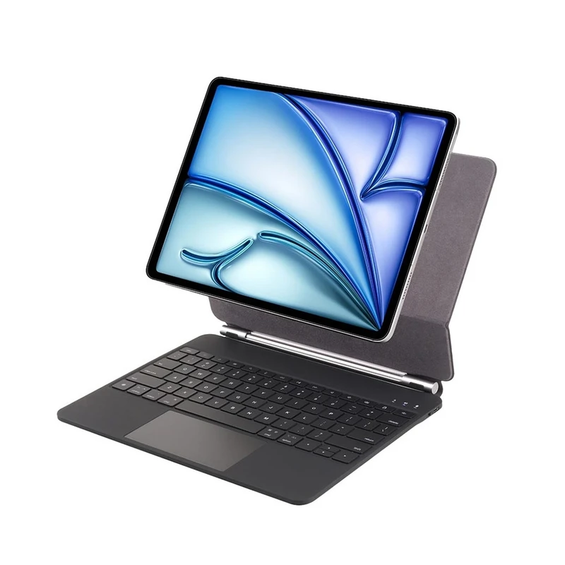 کیف کیبورددار گرین لاین مدل Magic Keyboard مناسب برای تبلت Apple iPad Air 2024-11 Inch، Apple iPad Air 2025-11 Inch، Apple iPad Pro 2022-11 Inch، Apple iPad Pro 2021-11 Inch، Apple iPad Air 2022 5th Generation-10.9 inch