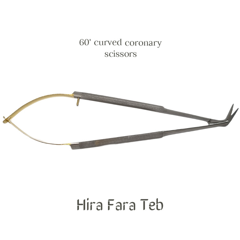 قیچی جراحی هیرا فرا طب مدل کرونری کاستروویجو