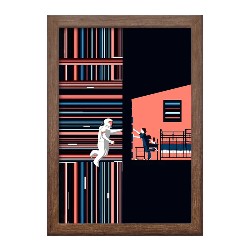 تابلو خندالو طرح میان ستاره ای (Interstellar) کد F10486