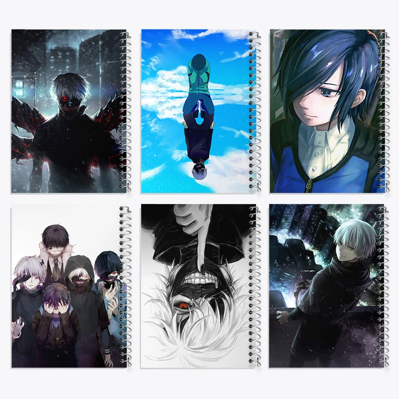 دفتر مشق 50 برگ خندالو طرح انیمه توکیو غول کد 632 مجموعه 6 عددی