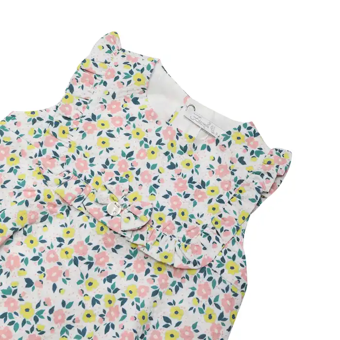 بادی نوزادی فیورلا مدل گلدار 24042