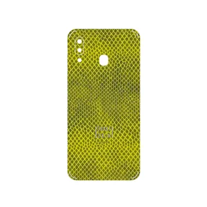 MAHOOT Yellow Snake Skin Cover Sticker for Samsung Galaxy A20e