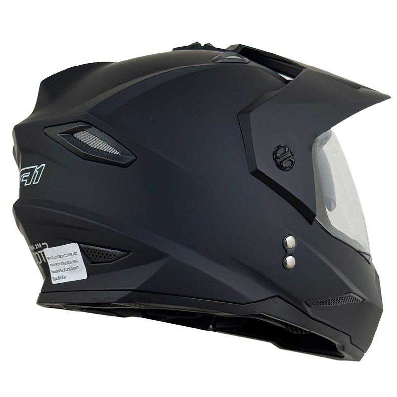 کلاه کاسکت دی ای وان مدل فک ثابت عینکدار کد DA_BLK