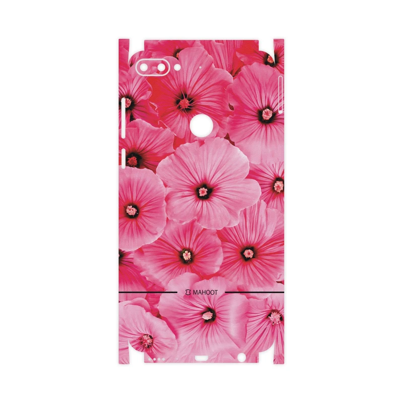 برچسب پوششی ماهوت مدل Pink-Flower-FullSkin مناسب برای گوشی موبایل اچ تی سی Desire 12 Plus