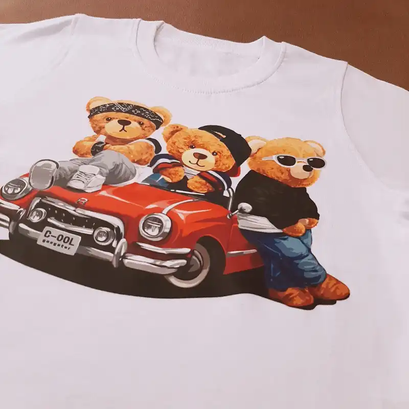 تی شرت آستین کوتاه بچگانه مدل f54