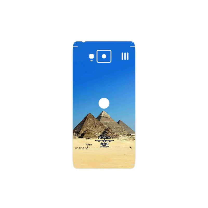 برچسب پوششی ماهوت مدل Pyramids of Egypt مناسب برای گوشی موبایل موتورولا Droid Razr HD