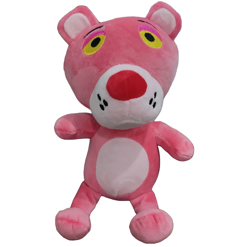 عروسک مدل پلنگ صورتی کد DB20 ارتفاع 30 سانتی‌متر