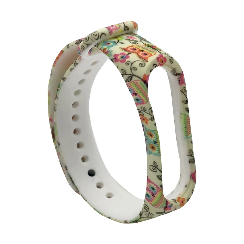 بند طرح جغد مدل OWL02 مناسب برای مچ بند هوشمند شیائومی Mi Band 3 /Mi Band 4