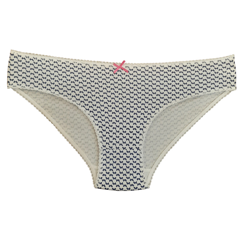 شورت زنانه مدل نخی پروانه رنگ سفید