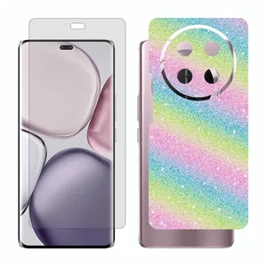 Glass Together model matte screen protector suitable for Honor X9c mobile phone with back cover sticker