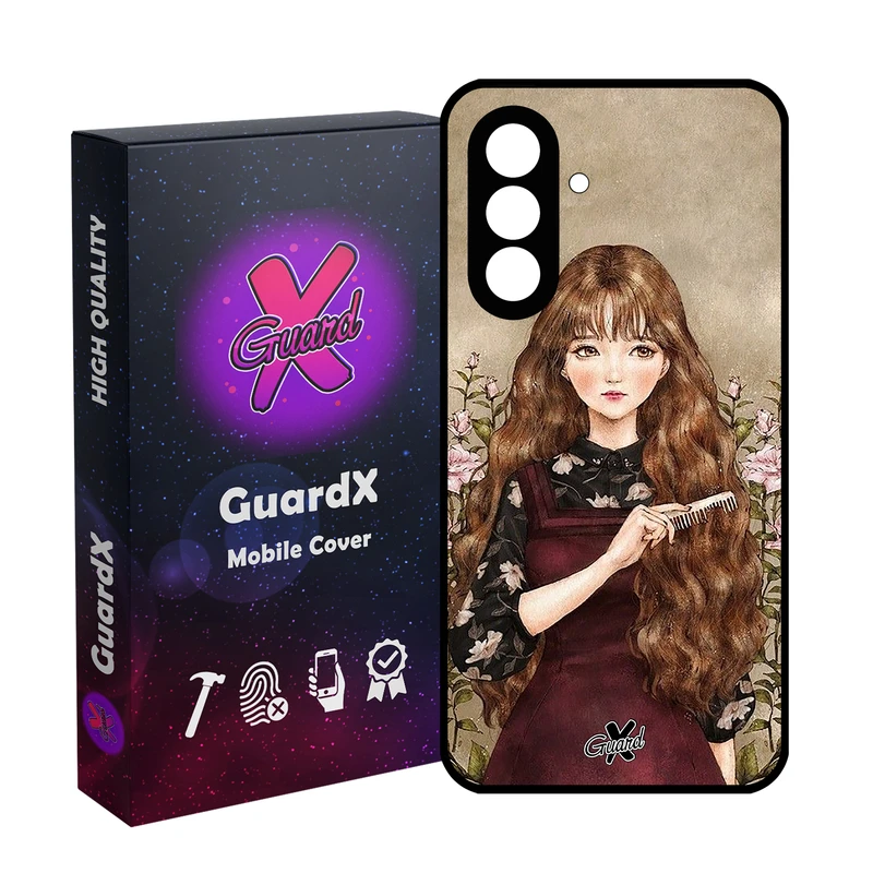 کاور گارد ایکس طرح دختر مدل 10246 مناسب برای گوشی موبایل سامسونگ Galaxy A56 / A56 5G