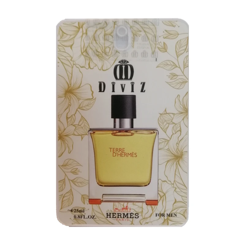عطر جیبی مردانه دیوایز مدل HERMES حجم 25 میلی لیتر
