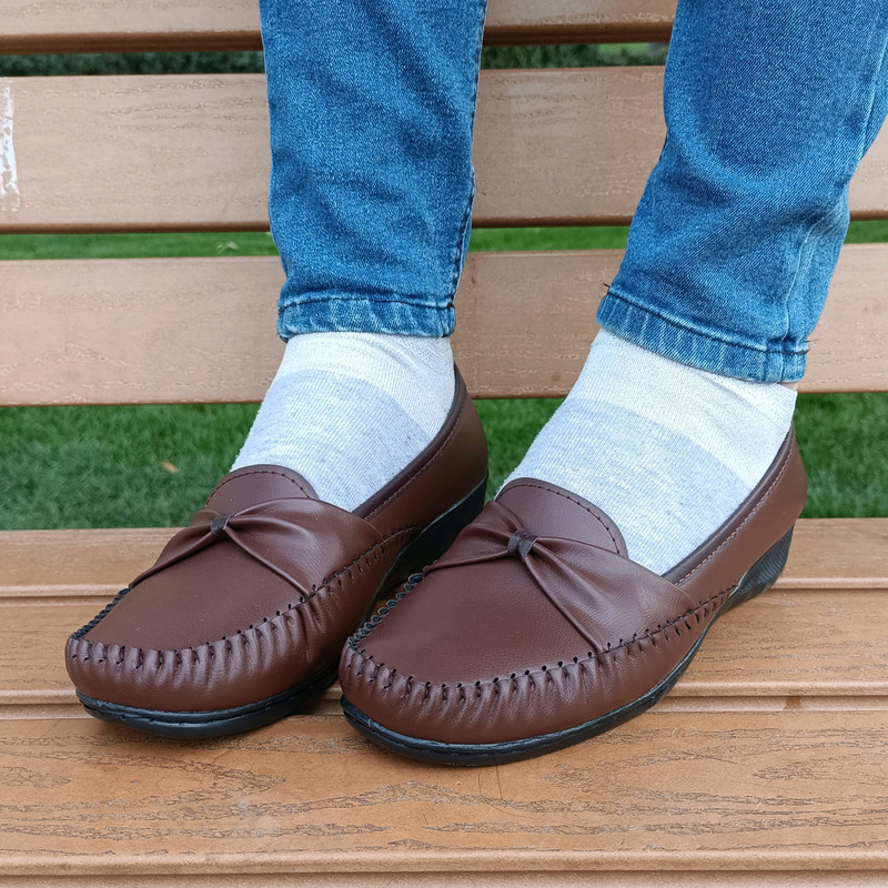 کفش طبی زنانه مدل اروینا رنگ قهوه ای