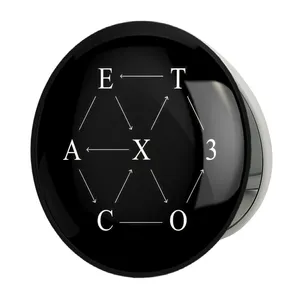 آینه جیبی خندالو طرح گروه اکسو EXO مدل تاشو کد 13656 