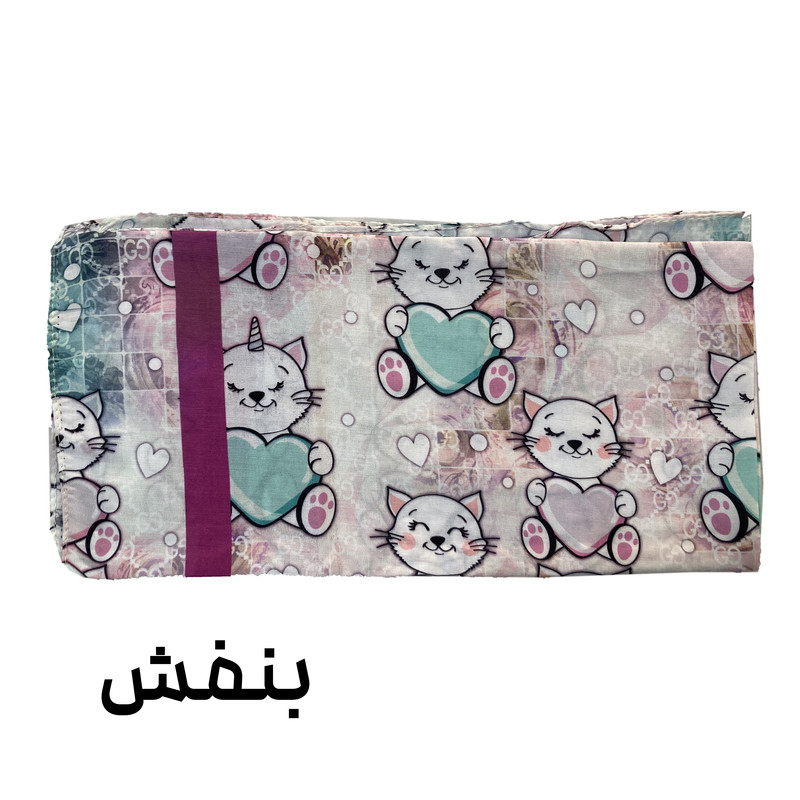 روسری دخترانه مدل گربه کوچولو