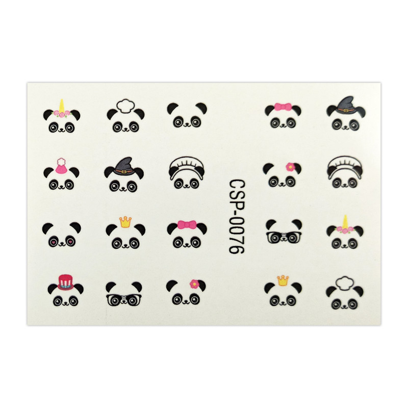 لنز ناخن مدل پاندا کد 76