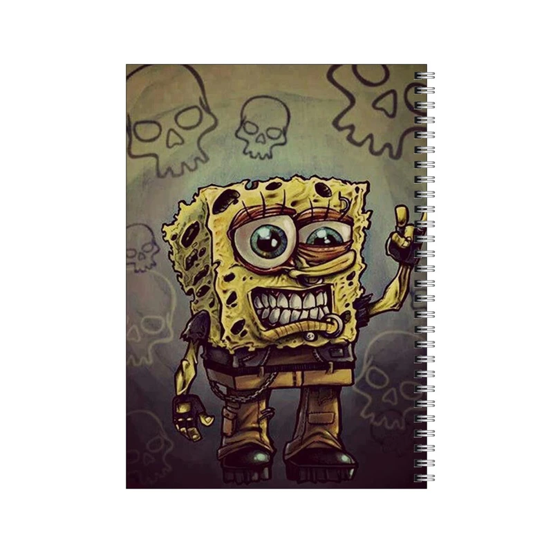 دفتر مشق 50 برگ بامبیلیپ طرح باب اسفنجی  کریزی کد 8150316