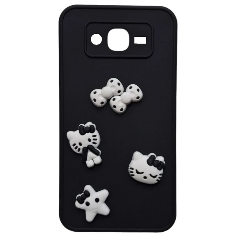 کاور طرح کیتی برجسته مدل J7 مناسب برای گوشی موبایل سامسونگ Galaxy J7 / J7 2015