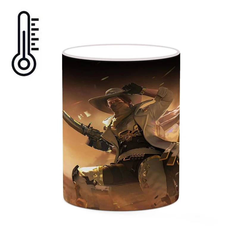 ماگ حرارتی کاکتی مدل بازی Garena Free Fire کد mgh28644