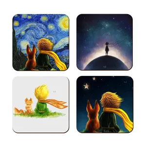 زیر لیوانی لوکسینو مدل شازده کوچولو مجموعه 4 عددی