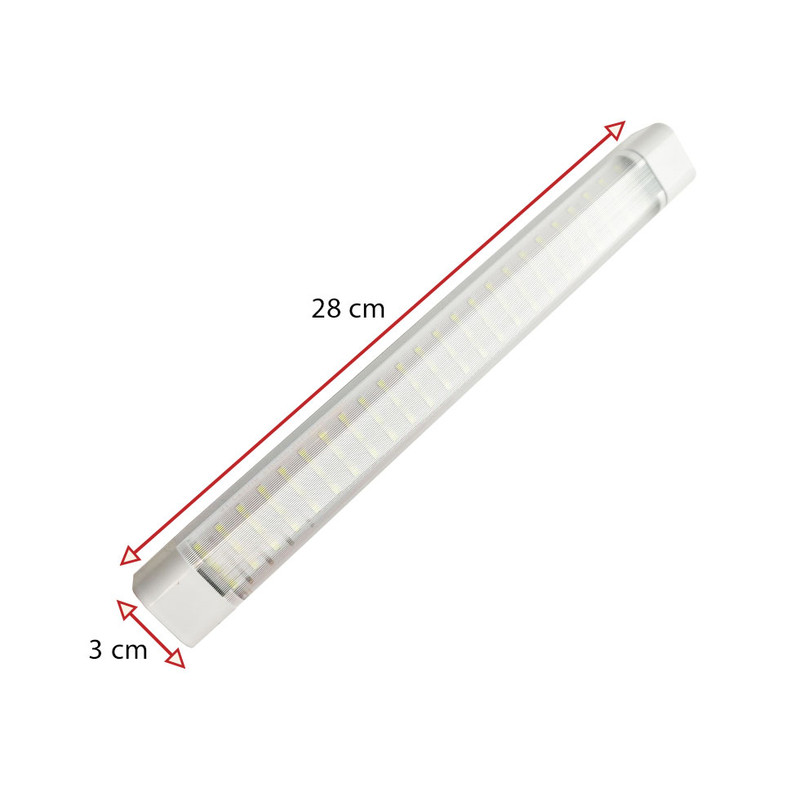 چراغ اضطراری مدل شارژی خطی مگنتی کد 28cm