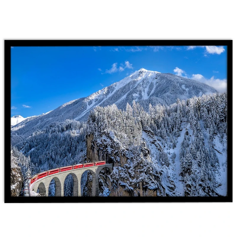 تابلو نوری بکلیت طرح طبیعت کوهستان مدل B-S1556